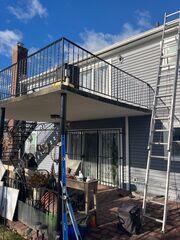 We completed the final phase and started are inspection of the completed work. This LP Smart Siding in Tundra Grey siding looks amazing!