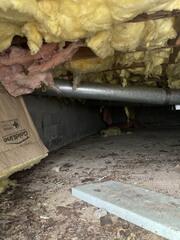 The crawl space was in quite a disarray. The insulation was falling down, the humidity levels were high, and there was debris everywhere.