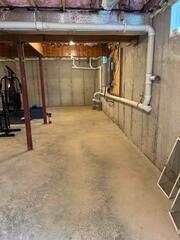 This was a large open basement that the homeowner wanted to finish to be able to sue it to its full potential.