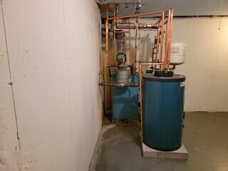 This basement had water seepage issues with heavy rains and needed our full perimeter waterproofing system to solve it.