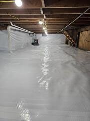 Now that's an encapsulated crawl space!