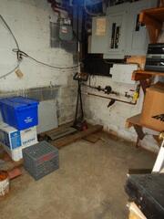 This basement had water seepage in multiple areas of the basement and some visible signs of water damage. Our system was proposed to solve these issues.