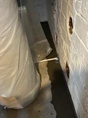 Waterproofed Basement