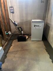 TripleSafe Sump Pump and SaniDry Sedona Dehumidifier