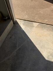 Seamless Concrete Repair at Garage Entry