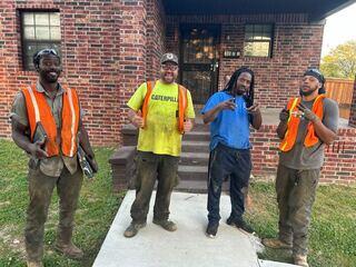 Aaron C. with the Crew