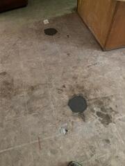 Slab Piers Installed