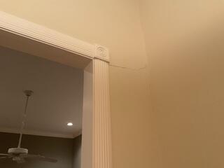 Interior Wall Crack