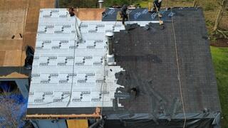 The Old Shingles Come Off