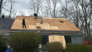 New Plywood Is Installed