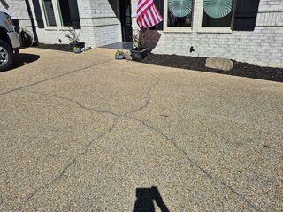 Cracked and Ugly Driveway