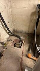 This basement needed a full perimeter waterproofing system, with a new sump pump.