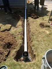 Extended Downspouts