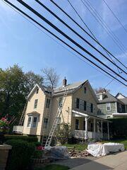 We have just completed the full roof replacement and now we are getting ready to start the siding removal process.