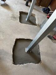 SmartJack Placed on Footings