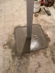 SmartJacks Cemented into Foundation