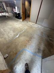 Foundation Floor Crack Sealing