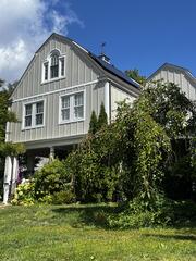 The new windows and frame work compliment this amazing siding installation.