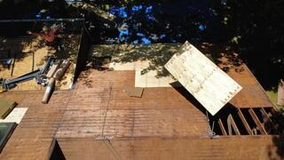 New Plywood Is Installed