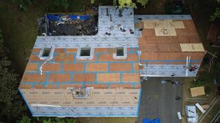 Underlayment is Completed and Drip Edge Is Installed