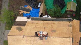 New Plywood Is Installed