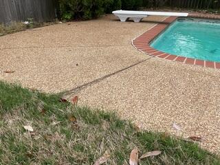 Uneven Pool Deck