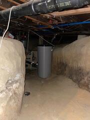 Damp Crawl Space