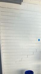 Large cracks of varying patterns had formed in the walls of the home's addition, clearly indicating potential stability issues with the foundation.