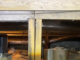 Lack of Support in the Crawl Space