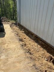 Helical Pier Excavation