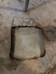 SmartJack Footings Cured