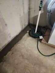 WaterGuard Cemented into Foundation