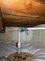 Fully Encapsulated Crawl Space.