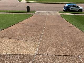 Uneven Concrete Driveway