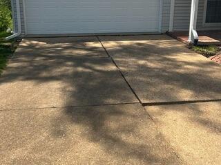 Cracked and Sinking Driveway Repaired in Manchester, MO
