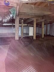 Drainage Matting Installed