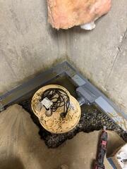 Drainage System Tied into Sump Pump