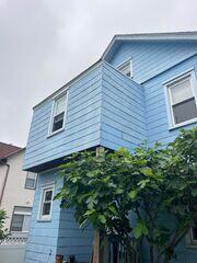 Are expert team walked the property and inspected the existing wood siding. We found sections that are warping and recommended replacing this siding with the CertainTeed Vinyl Siding. This siding is a more durable option than the outdated wood-style siding and requires much less maintenance.