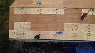 New Plywood Is Installed