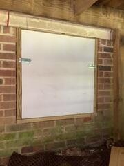 New Crawl Space Door