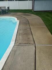 Fixing A Sunken Concrete Pool Deck In Mullica Hill, NJ