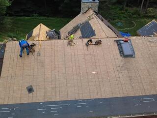 The Sheathing Is Exposed