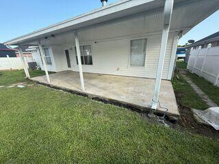 Lifted and Leveled Concrete Patio