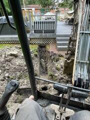 Exterior Anchor Plate Installation Underway