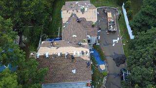 New Shingles Are Installed