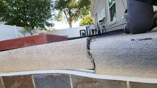 Concrete Settlement Damage