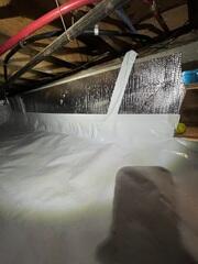 CleanSpace is a durable, waterproof vapor barrier designed to seal crawl space floors and walls, blocking moisture and preventing mold growth. Its tough, puncture-resistant material creates a cleaner, healthier environment beneath your home.

SilverGlo panels provide an insulating and moisture-resistant finish for crawl spaces and basements. Made with a reflective foil surface, they help brighten dark areas while adding a layer of protection against mold and mildew.