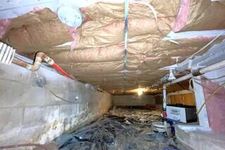 Waterproofing a Crawlspace with CleanSpace and TripleSafe in Woodstock, NY