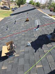 Shingles placement.