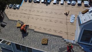 New Shingles Are Installed